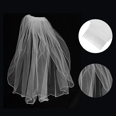 Comb Wedding Veil 1 Pc