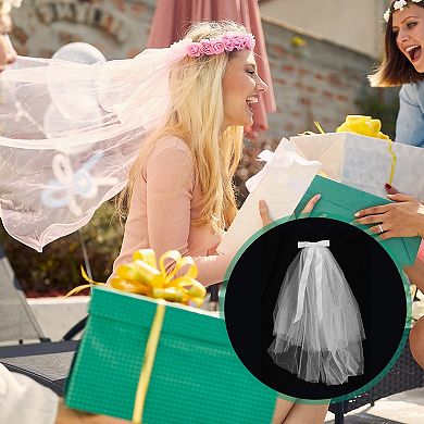 Double Layer Wedding Veil 22.83" 1 Pc