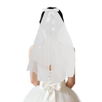 Double Layer Wedding Veil 22.83" 1 pc