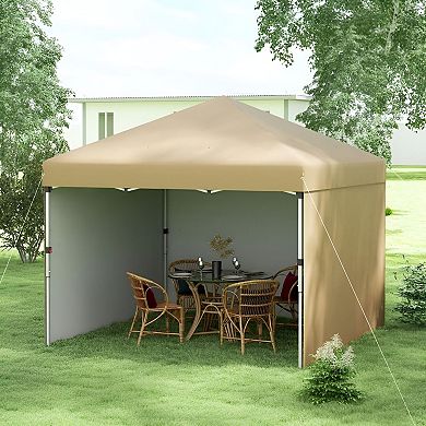 Outdoor Pop-Up Canopy Tent with Removable Walls and Sandbags