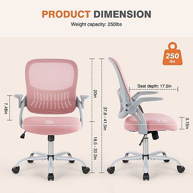 YIORTWO Tall Drafting Office Chair with Adjustable Foot Ring, Ergonomic Counter Height Chair