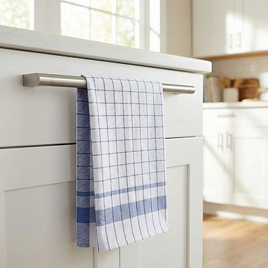 Classic Plaid Pattern Kitchen Towels, 2 Pack Absorbent Quick-Drying Cleaning Towels 16" x 28"