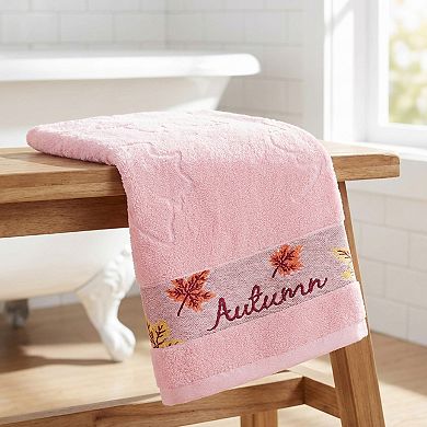 Maple Leaf Jacquard Hand Towel Set, 29" x 13" Soft Absorbent Quick Dry Towels, Towels for Home