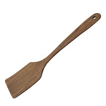Wooden Spatula Long Hand Pan Stir Fry Spatula Kitchen Essential Cookware for Cooking Baking Flipping