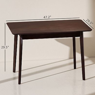 Mid-Century Modern 4-Person Dining Table for Small Rooms