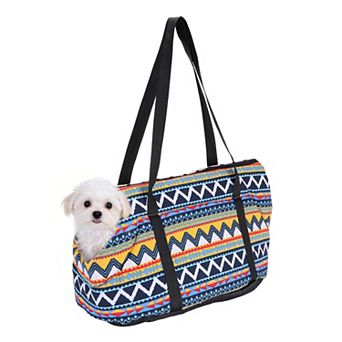 Retro Style Dog Purse Carrier with Crossbody Strap 1 pc