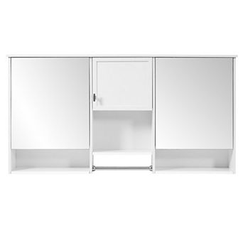 ELEMENT ACE Wall-Mount Mirror Cabinet with Adjustable Shelf Storage Organizer