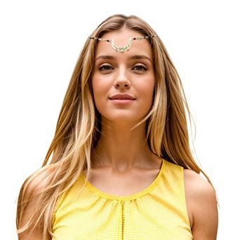 Headpiece Bohemia Moon Head Chain Bronze Tone 1 pc