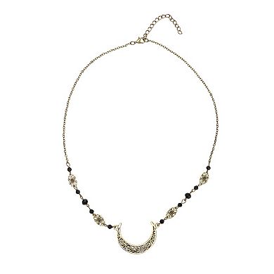 Headpiece Bohemia Moon Head Chain Bronze Tone 1 Pc