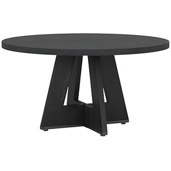 Pedestal Base Round Dining Table for Dining, Homework, or Game Nights