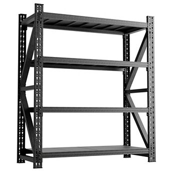 VIYET Heavy Duty Garage Shelving - 4000-5000LBS Industrial Metal Storage Rack with Adjustable Shelve