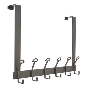 1 Pack Coat Rack Wall Mount, Coat Hook Hat Rack Wall Hooks for Hanging with 6 Hooks 15.4x11