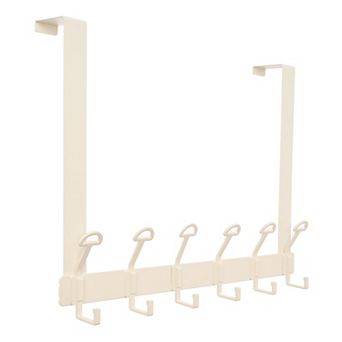 1 Pack Coat Rack Wall Mount, Coat Hook Hat Rack Wall Hooks for Hanging with 6 Hooks 15.4x11