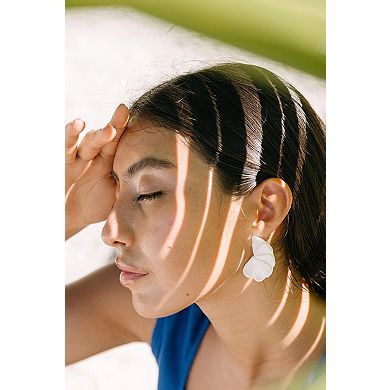 Porcelain Petal Earring