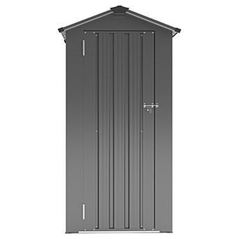 Portable Garden Storage Shed with Lockable Door and Weather Resistance