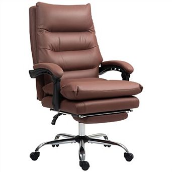 Massage Office Chair with Heat Reclining Swivel Desk Chair
