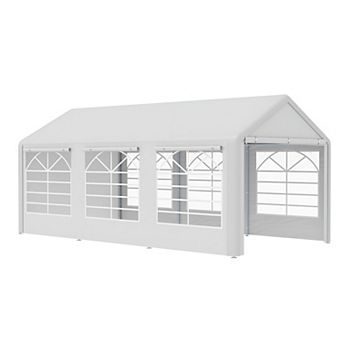 Outdoor Party Tent Canopy with Sidewalls and Windows for Weddings and Events