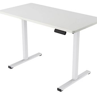 YIORTWO Standing Desk Electric Adjustable Height Desk Sit Stand Computer Desk Home Office