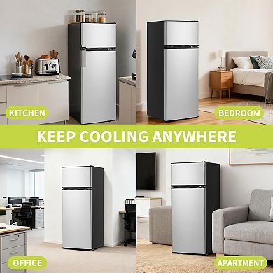 ANIXOL 7.5 Cu Ft Double Door Refrigerator