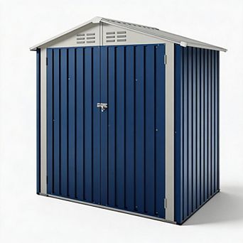 ANIXOL 6x4 FT Metal Outdoor Storage Shed