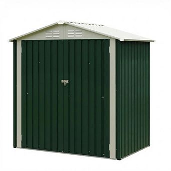 ANIXOL 6x4 FT Metal Outdoor Storage Shed