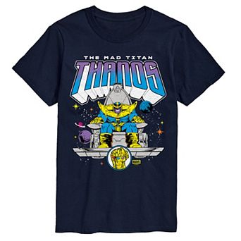 Big & Tall Marvel Thanos The Mad Titan Graphic Tee