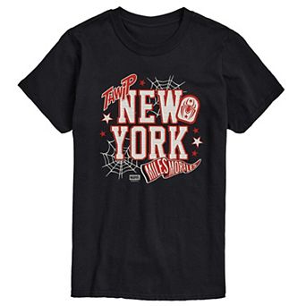 Big & Tall Marvel Miles Morales New York Graphic Tee