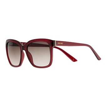 Women's Nine West Leia Plastic Square Sunglasses