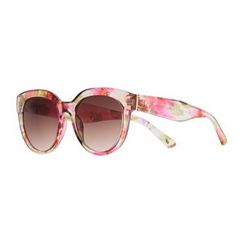 Women's Nine West Daya Plastic Round Sunglasses