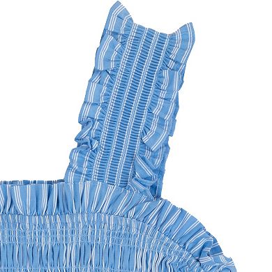 Girls 7-12 Tween Diva 3-Piece Smocked Top & Skort Set