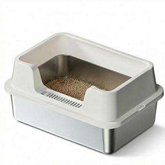 ANIXOL Stainless Steel Cat Litter Box