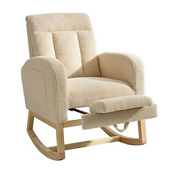 ANIXOL Cozy Rocking Chair with Footrest