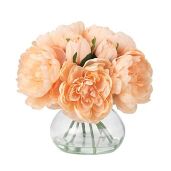 ANIXOL Lifelike Peony Vase Arrangement