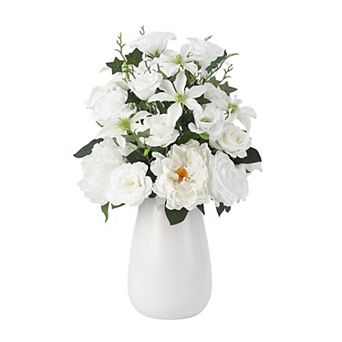 ANIXOL Lifelike Rose Vase Arrangement