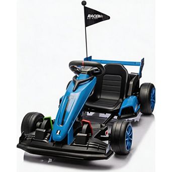 ANIXOL Kids Electric Drift Kart with Adjustable Seat and Parent-Safety Features