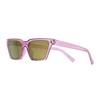 Women's Cali Blue Plastic Cat Eye Sunglasses