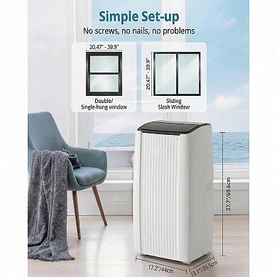 ANIXOL 12000 BTU 5-in-1 Portable Air Conditioner with Dehumidifier and Fan