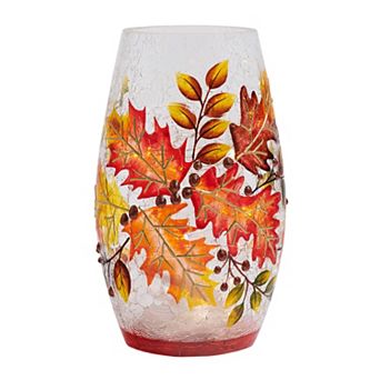 Studio 66 Autumn Leaves Luminaria Table Decor