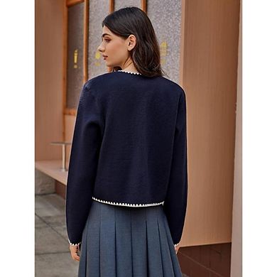 Knit Button Cardigan Women