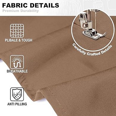 Unisex Cross-Back Chef Apron with 4 Pockets for Cooking and Gardening