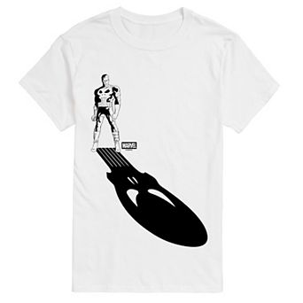 Big & Tall Marvel The Punisher Shadow Retro Graphic Tee