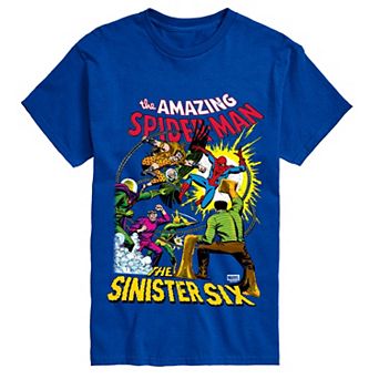 Big & Tall The Amazing Spider-Man The Sinister Six Graphic Tee