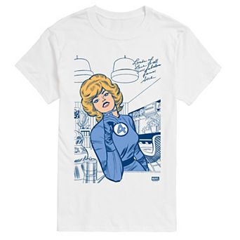 Big & Tall Marvel The Fantastic Four Invisible Woman Graphic Tee