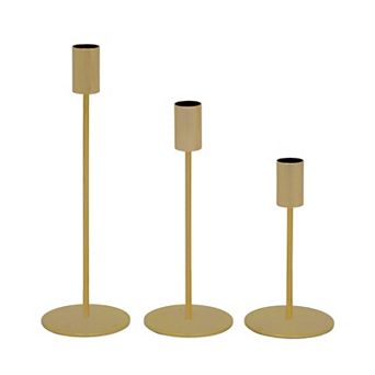 Sonoma Goods For Life® Black Metal Sleek Candlestick Holder Set of 3