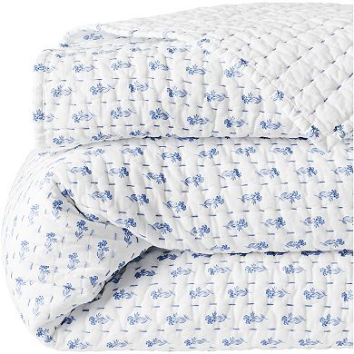 Lands' End Printed Seed Stitch Quilt or Sham