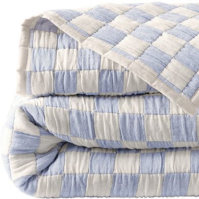 Lands' End Standard Jacquard Quilted Coverlet or Sham