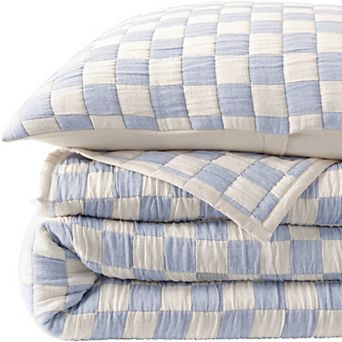 Lands' End Standard Jacquard Quilted Coverlet or Sham