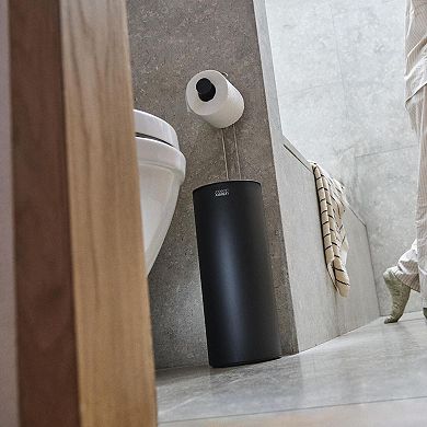 Joseph Joseph Easy Store™ Toilet Paper Roll Holder with Concealed Storage