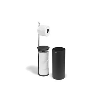 Joseph Joseph Easy Store™ Toilet Paper Roll Holder with Concealed Storage