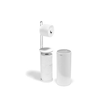 Joseph Joseph Easy Store™ Toilet Paper Roll Holder with Concealed Storage